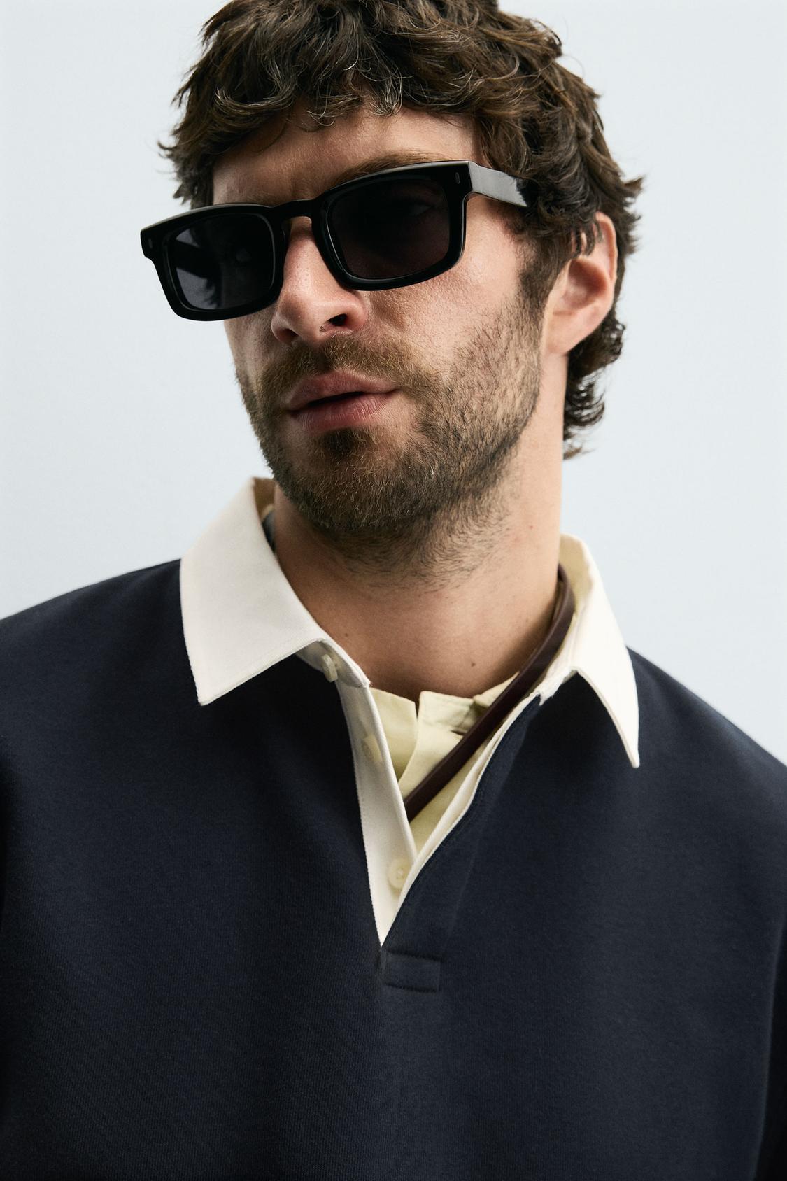 Contrasted Polo Shirt